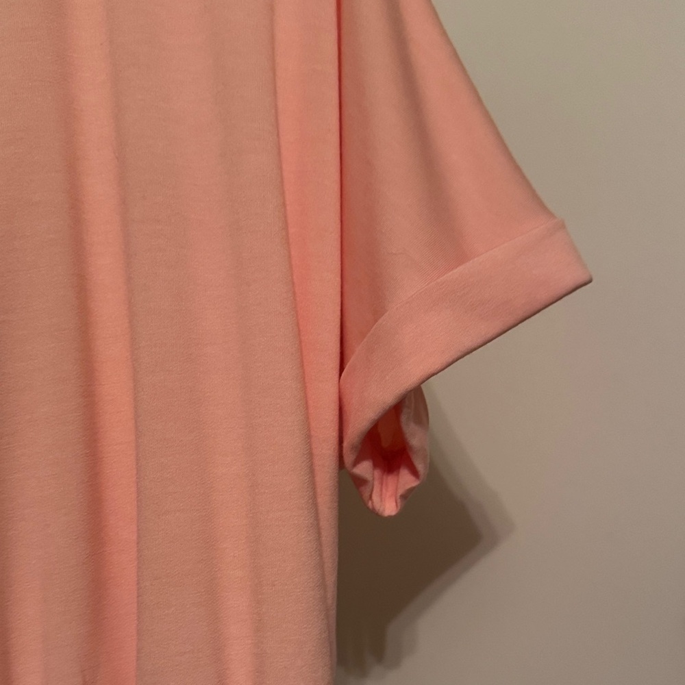Express Soft Pink Ruched Mini Dress - Picture 4 of 4